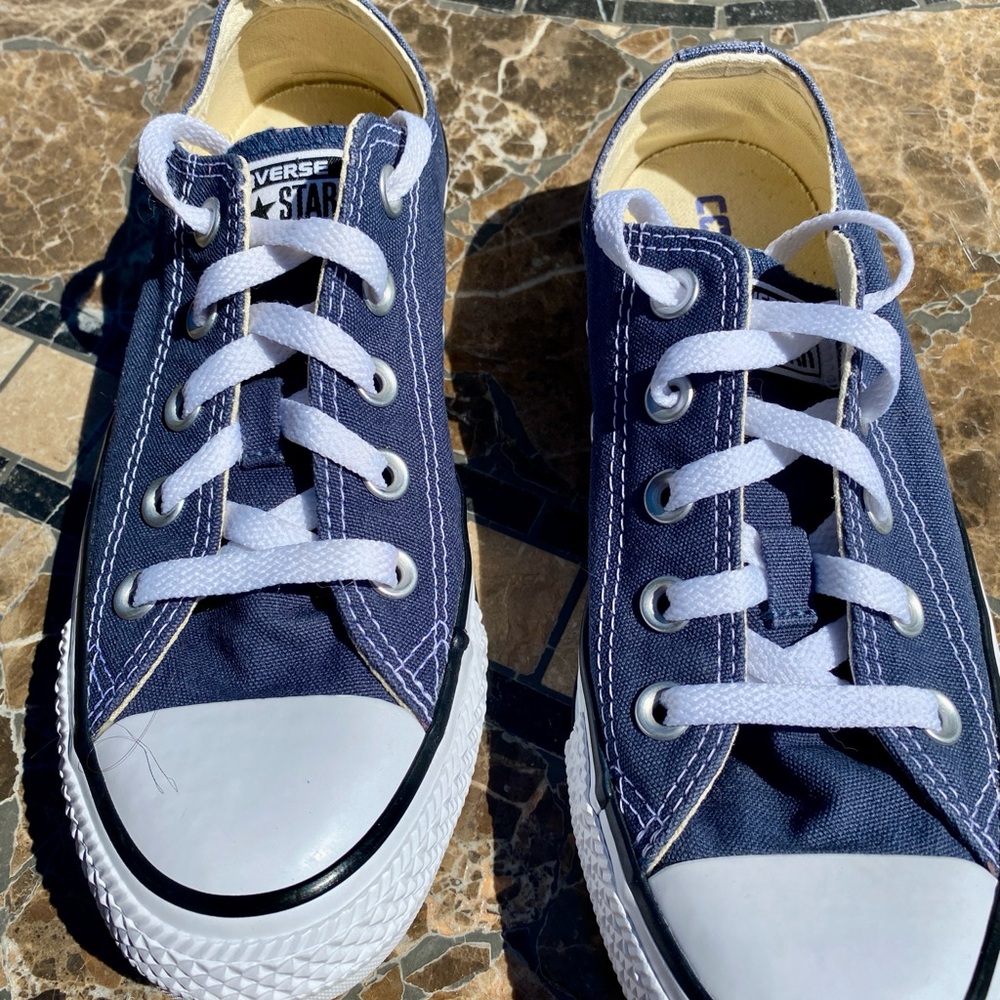 Converse women’s Classic Navy and White Sneakers